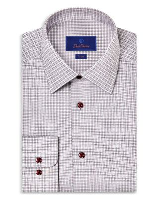 Trim Fit Printed Dress Shirt