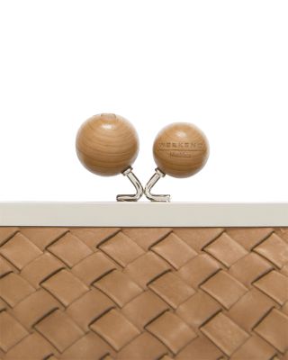 Medium Woven Leather Pasticcino Bag