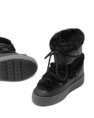 Unisex LTrack Faux Shearling Boots