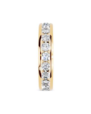 Diamond Channel Set Eternity Band in 14K Yellow Gold, 2.0 tcw