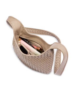 Intrecciato Leather Crossbody Bag