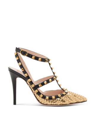 Women's Embellished Strappy Pumps