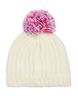 Girls' All Over Poms Iceland Pom Hat & Mitten Set - Baby