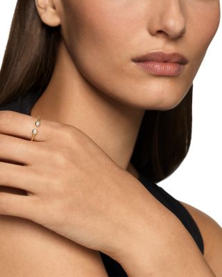 Petite Modern Renaissance&reg; Open Round Ring in 18K Yellow Gold with Diamonds, 3.9mm