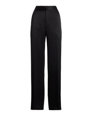 Satin Relaxed Straight Pant