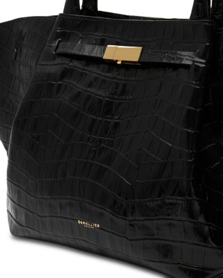 The Mini New York Embossed Leather Tote