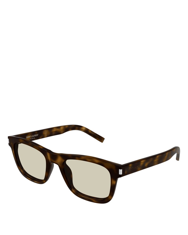 Saint Laurent Rectangular Sunglasses, 52mm in Avana