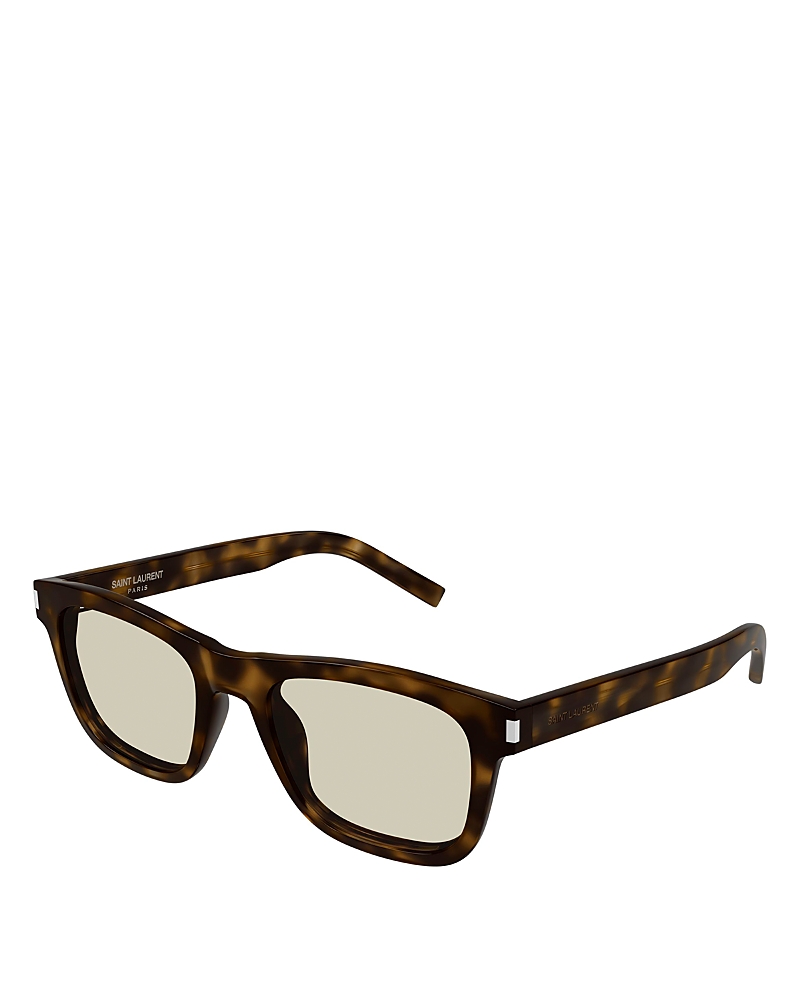 Saint Laurent Rectangular Sunglasses, 52mm