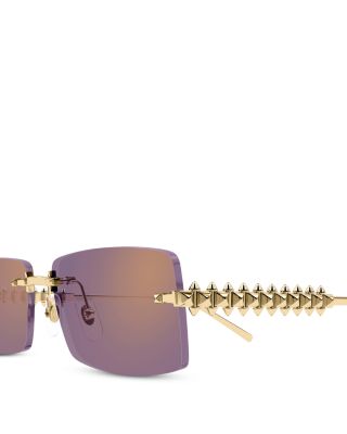 Rectangular Sunglasses, 57mm