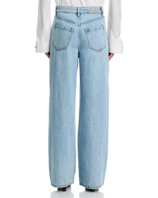 High Rise Wide Leg Jeans in Diamonds In The Sky