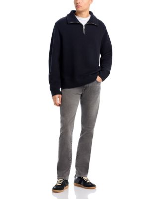 Wool & Cotton Zip Up Sweater