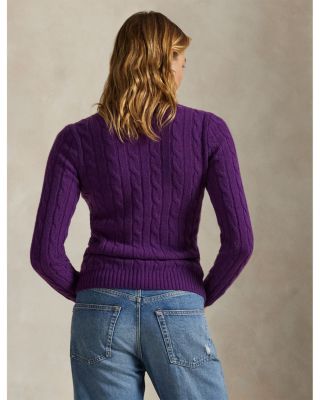 Cable Knit Cashmere Sweater