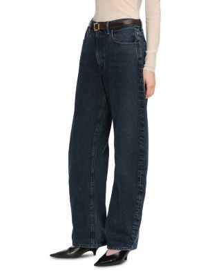 The Bubble High Rise Barrel Leg Jeans in Dorado
