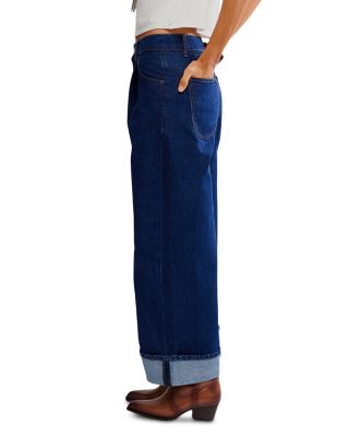 Alia High Rise Wide Leg Jeans in Hawthorne