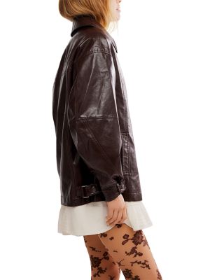 Sloane Faux Leather Jacket
