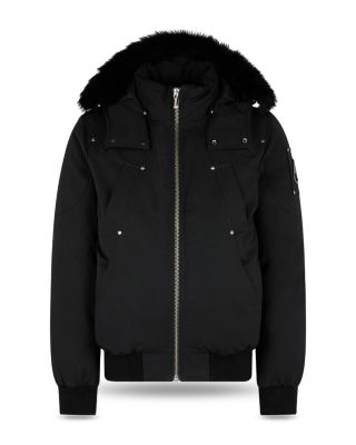 Original Ballistic Shearling Trimmed Down Bomber Jacket