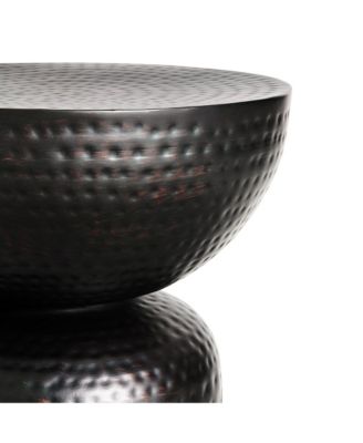 Mella Metal Hammered Side Table