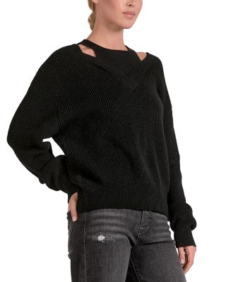 Deep V Neck Sweater