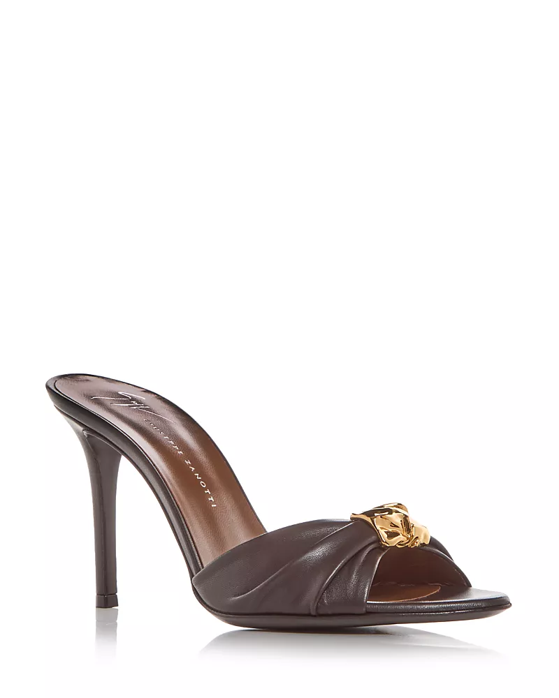Giuseppe Zanotti Women's Clandestino Nugget Slide Sandals