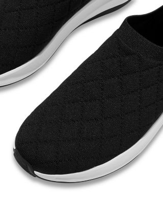 Women's F-Mode Flow Quilted-Knit Slip-On Sneakers