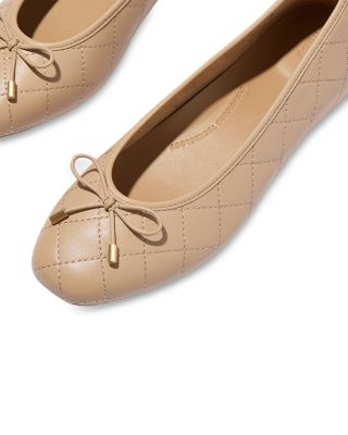 Women's Delicato Bow Quilted Ballet Flats