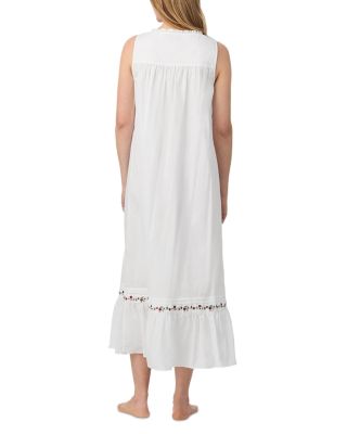 The "Eileen" Cotton Lawn Sleeveless Ballet Nightgown