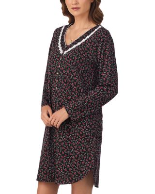 Long Sleeve Cotton Jersey Nightshirt