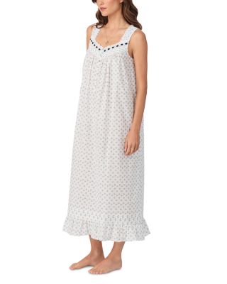 The "Eileen" Cotton Lawn Sleeveless Ballet Nightgown