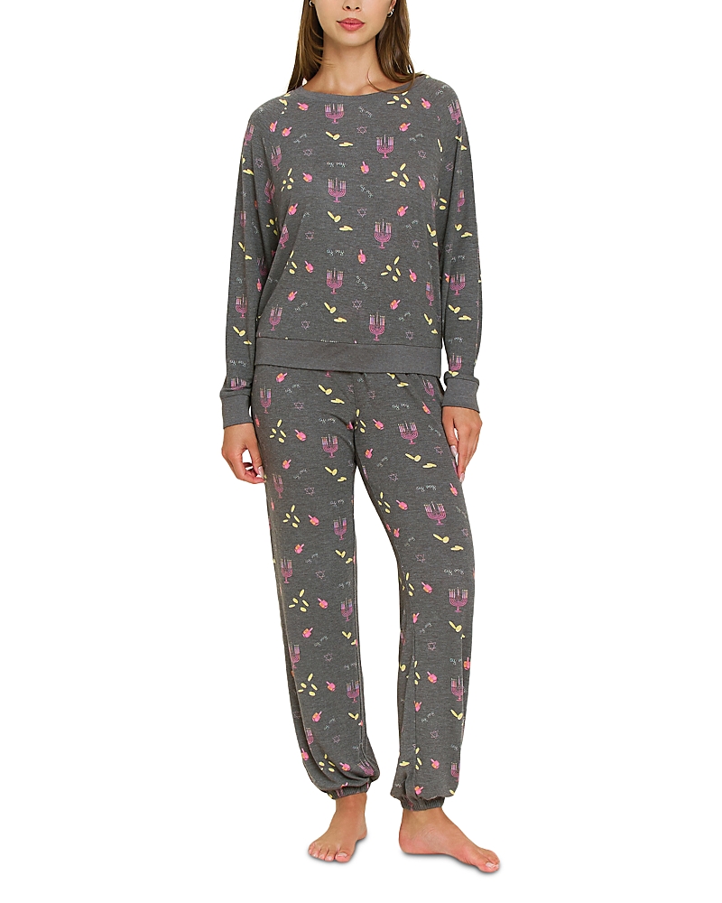 Honeydew Star Seeker Lounge Set In Pisces Berries