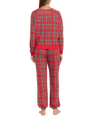 Star Seeker Lounge Set in Santa Plaid
