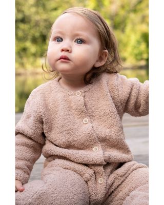 Unisex Fuzzy Long Sleeve Jumpsuit - Baby
