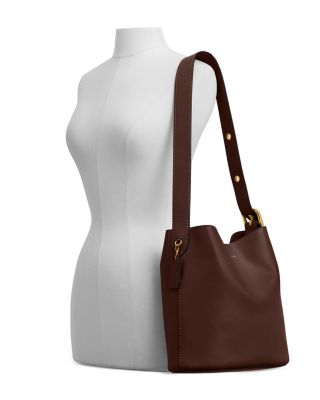 Bleecker Leather Bucket Bag
