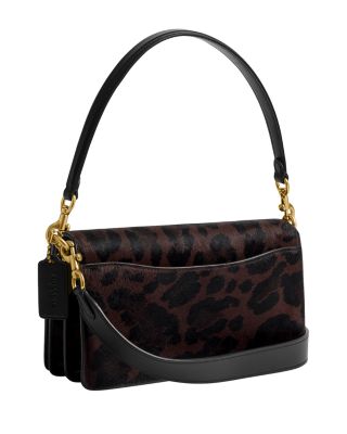 Tabby Shoulder Bag 26  in Leopard Print Calf Hair