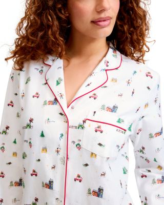 Holiday Town Twill Pajama Set 