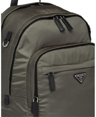 Re-Nylon and Saffiano Leather Backpack