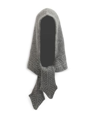 Fuzzy Hood Scarf