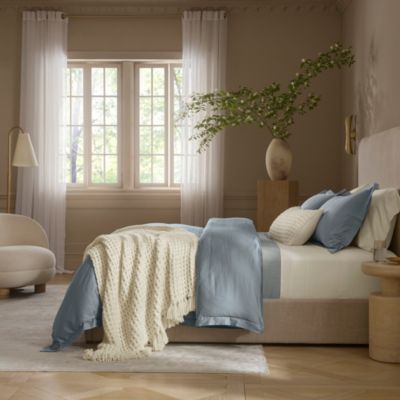 Grand Waffle Merino Wool Throw Blanket