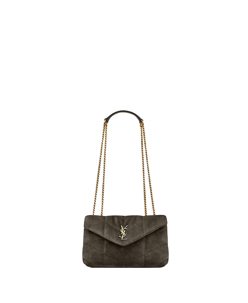 Saint Laurent Toy Puffer in Suede