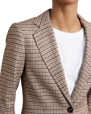 River Single Breasted Check Jacket