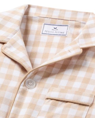 Unisex Gingham Twill Pajamas - Baby, Little Kid, Big Kid