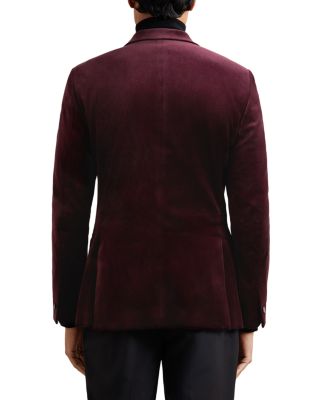 Apsara Velvet Regular Fit Peak Lapel Blazer