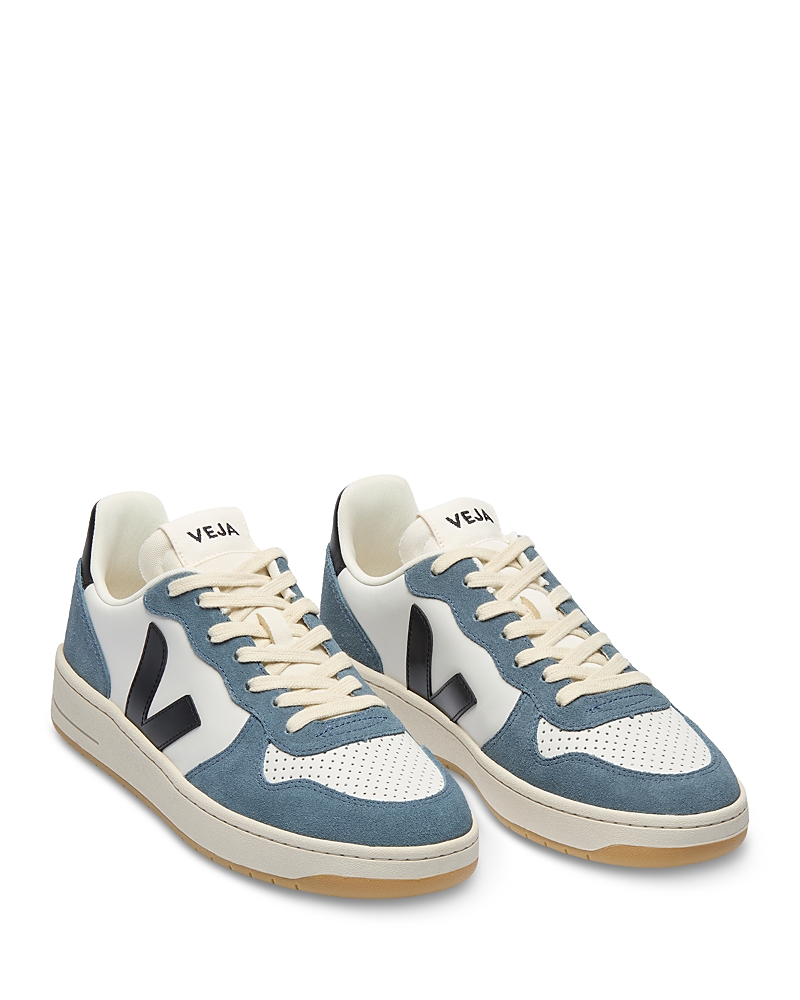 Veja Men's V-10 Low Top Leather Sneakers