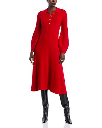 red winter dresses Wool Dress Vintage, Womens Casual, Dress Women, Midi Dress, Fall Dress for Women, Ladies Dresses, Fitted Dress 1618# Embrace warmth and elegance this winter with this red wool mini dress Winter Red Dresses - Bloomingdale's