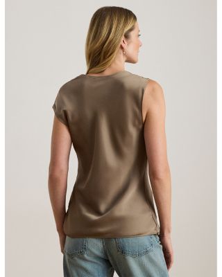 Charmeuse Asymmetrical Blouse