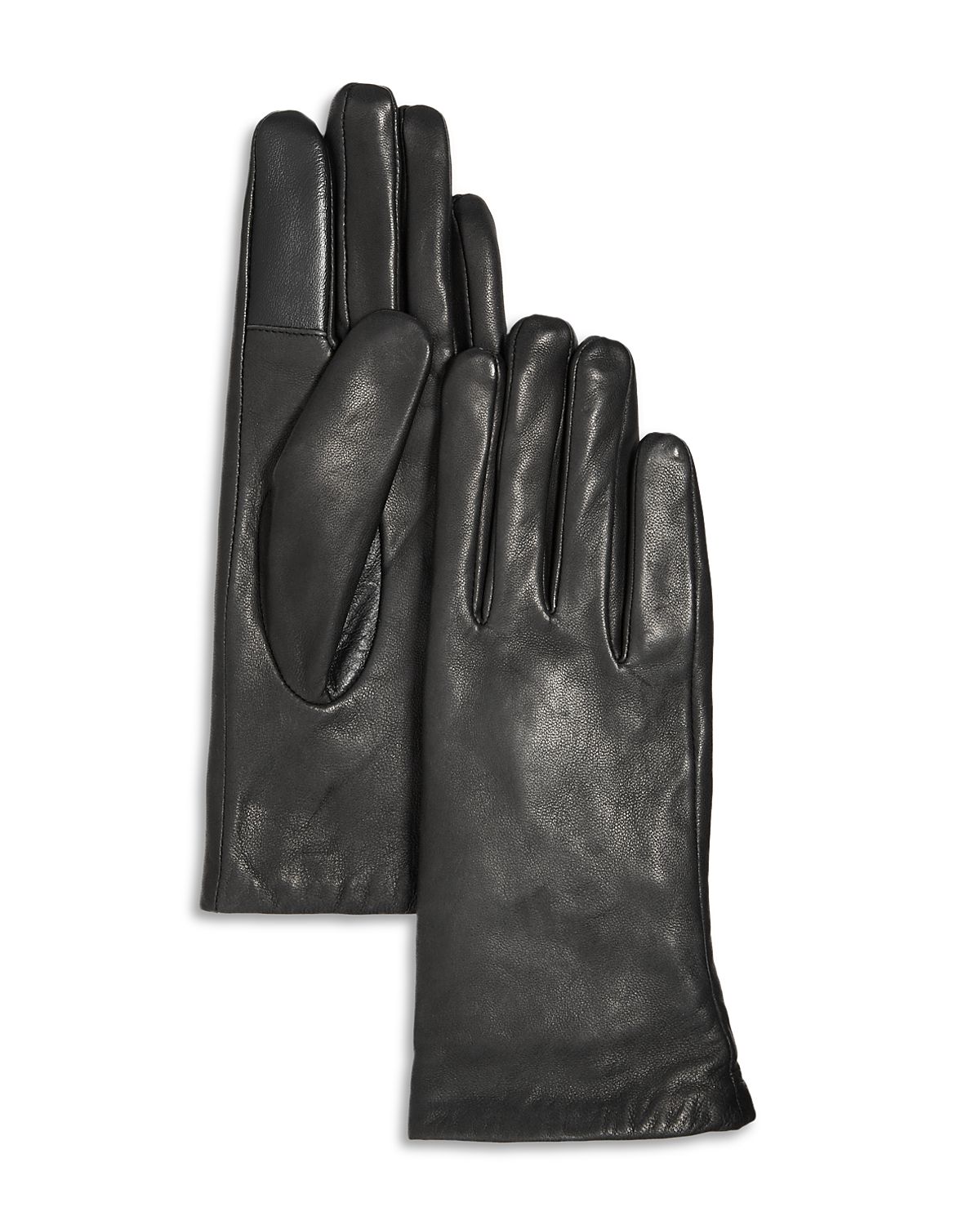 Bloomingdale's Cashmere Lined Leather Tech Gloves - Exclusive