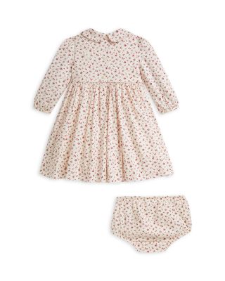 Girls' Floral Cotton Twill Dress & Bloomer - Baby