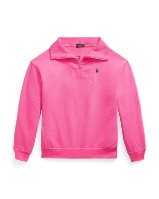 Pink Pony Fleece Half Zip Pullover