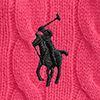 Unisex Pink Pony Cable Knit Hoodie