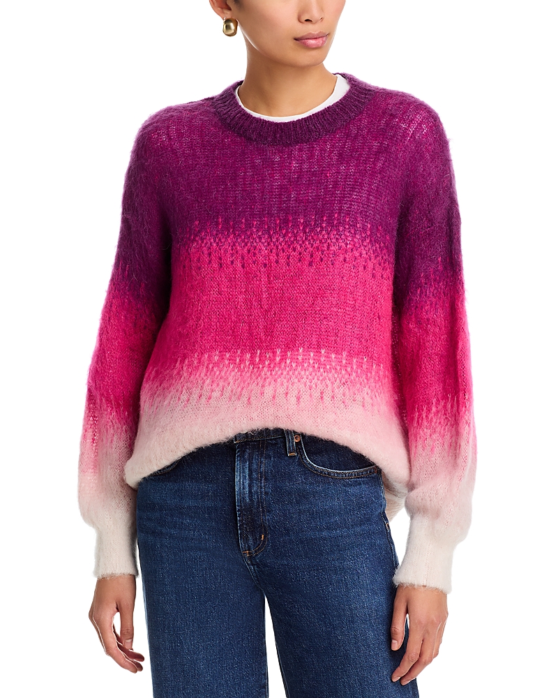 La Fee Maraboutee Round Neck Sweater In Pink