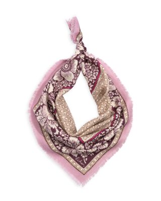 Vintage Floral Dot Wool Bandana